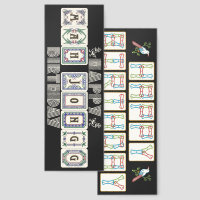 Mah Jongg Birthday Bookmark