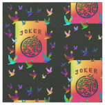 Mah Jongg Black Joker Dreams Fabric