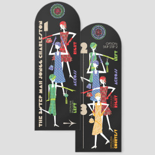 Mah Jongg Charleston Bookmark 