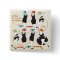 Mah Jongg Charleston Dancers Magnet