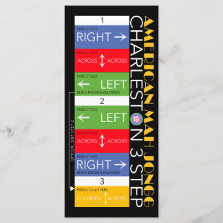 Mah Jongg Charleston Flat Card 1