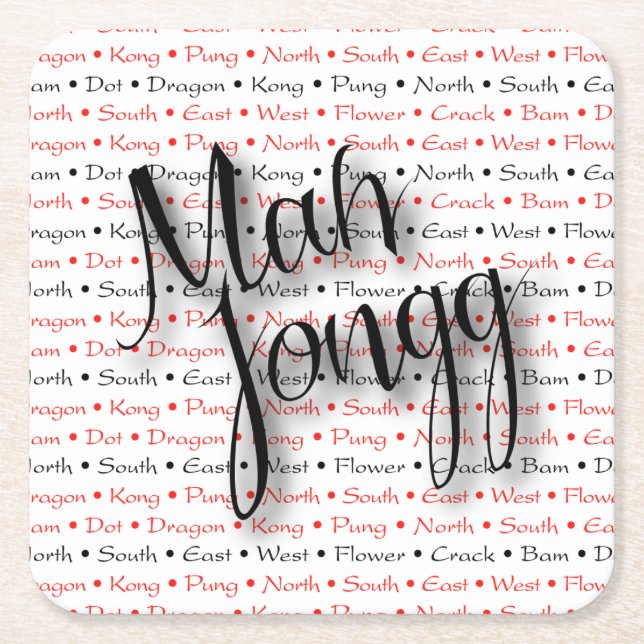 Mah Jongg Coaster (Front)