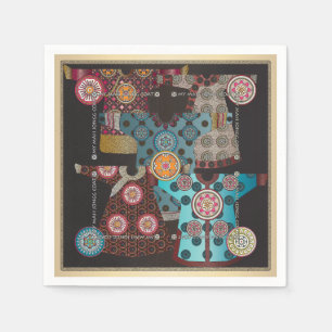 Mah Jongg Coat Paper Napkins