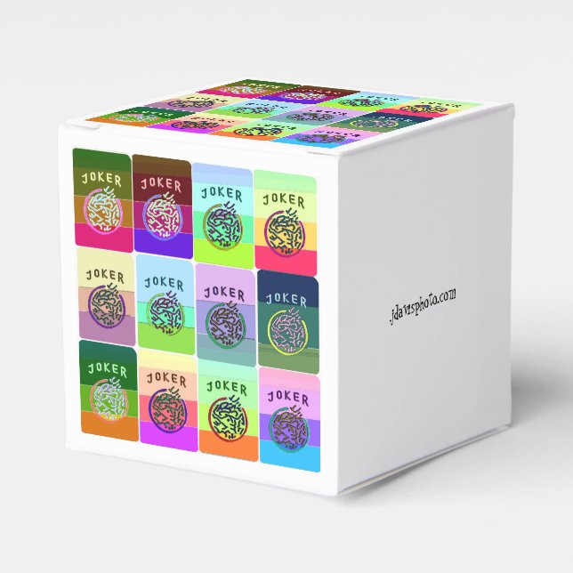 Mah Jongg Colored Joker Box (Front Side)