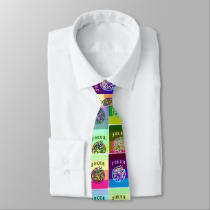 Mah Jongg Colored Joker Necktie