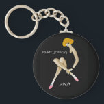 Mah Jongg Diva Key Chain<br><div class="desc">Ideal for giveaways and prizes at your next party or tornament.</div>
