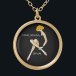 Mah Jongg Diva Necklace<br><div class="desc">Prove to everyone what a classy diva you are.</div>