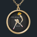 Mah Jongg Diva Necklace<br><div class="desc">Prove to everyone what a classy diva you are.</div>