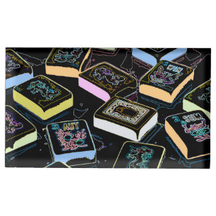 Mah Jongg Dragons Card Holder