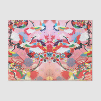 Mah Jongg Egrets in Paradise Tissue Paper