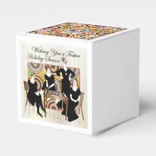 Mah Jongg Festive Favor Boxes