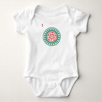 Mah Jongg First Birthday Bodysuit