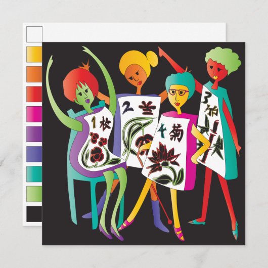 Mah Jongg Flower Dance (Front/Back)