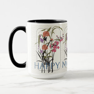 Mah Jongg Flowers Mother’s Mug