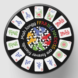 Mah Jongg Friends Candle Tin Mini Candle Favors