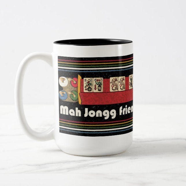Mah Jongg Friends Mug (Left)