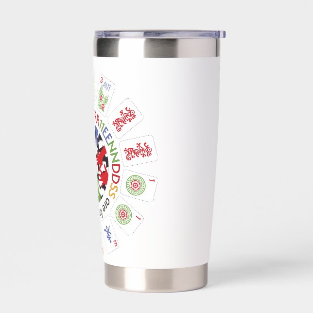 Mah Jongg Friends Tumbler 2 (Left)