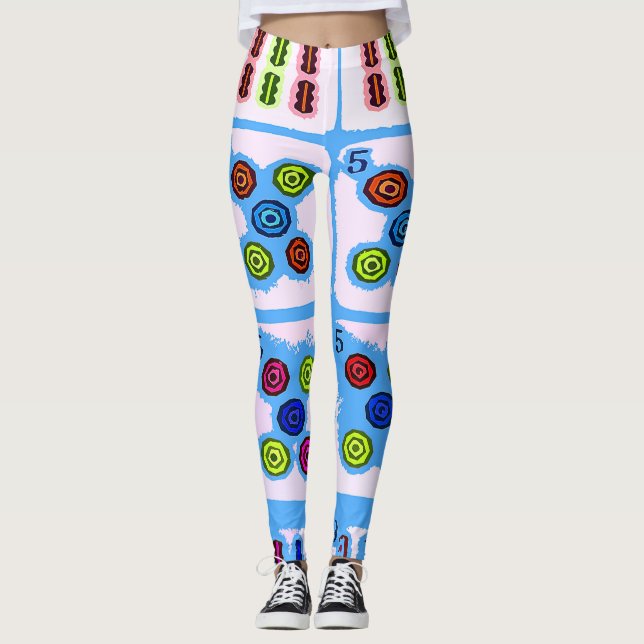 Mah Jongg Hand Leggings (Front)