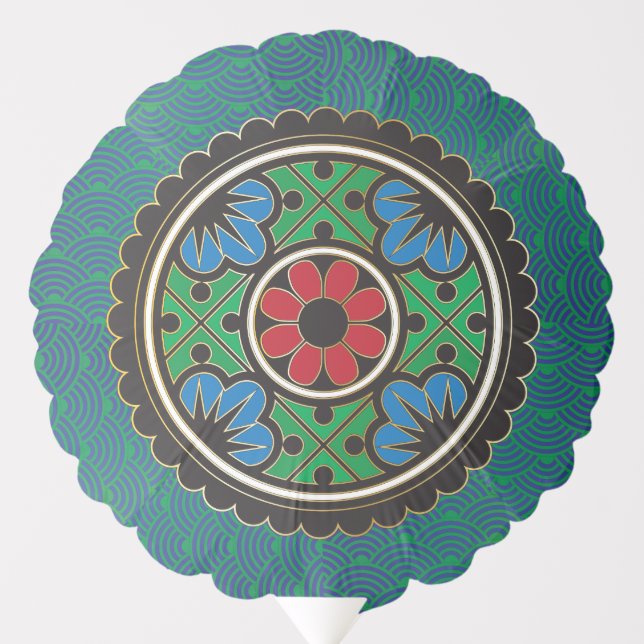 Mah Jongg Holiday Balloon (Front)