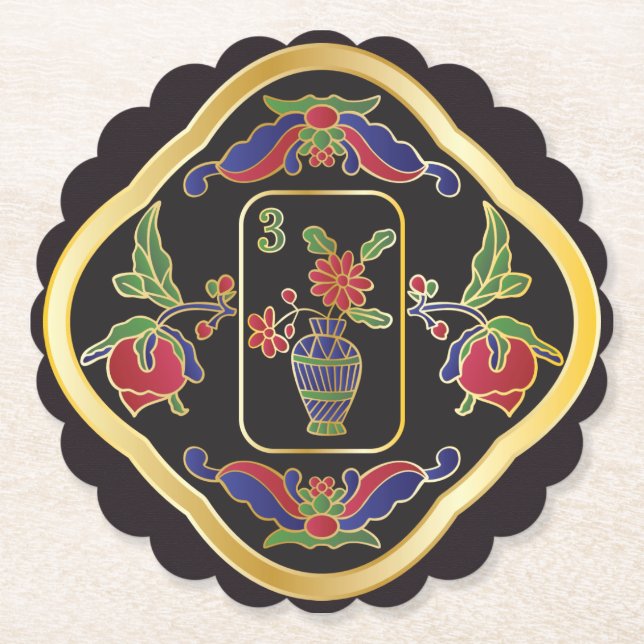 Mah Jongg Jewelry Coasters (Front)