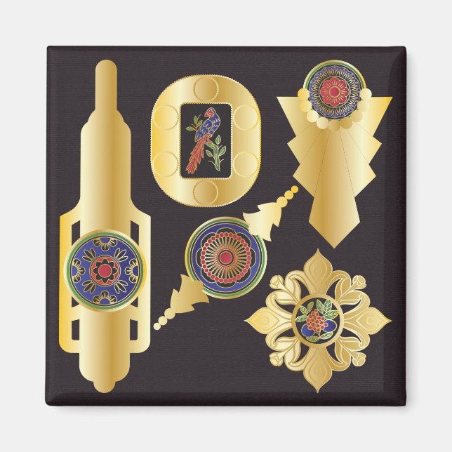 Mah Jongg Jewelry Magnet (Front)