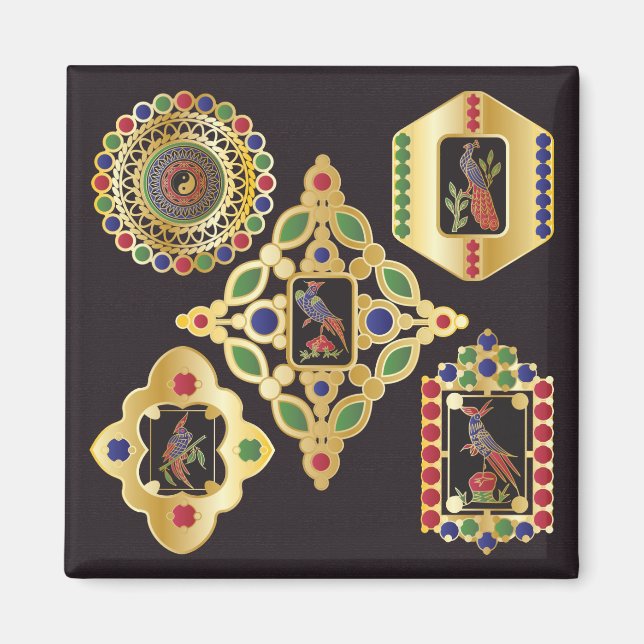 Mah Jongg Jewelry Magnet (Front)