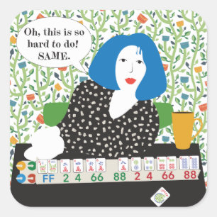 Mah Jongg Joker Discard Stickers
