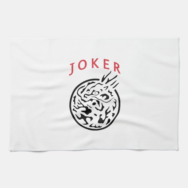 Mah Jongg Joker Kitchen Towel (Horizontal)