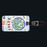 Mah Jongg Joker Luggage Tag<br><div class="desc">This colorful joker luggage tag will stand out.</div>