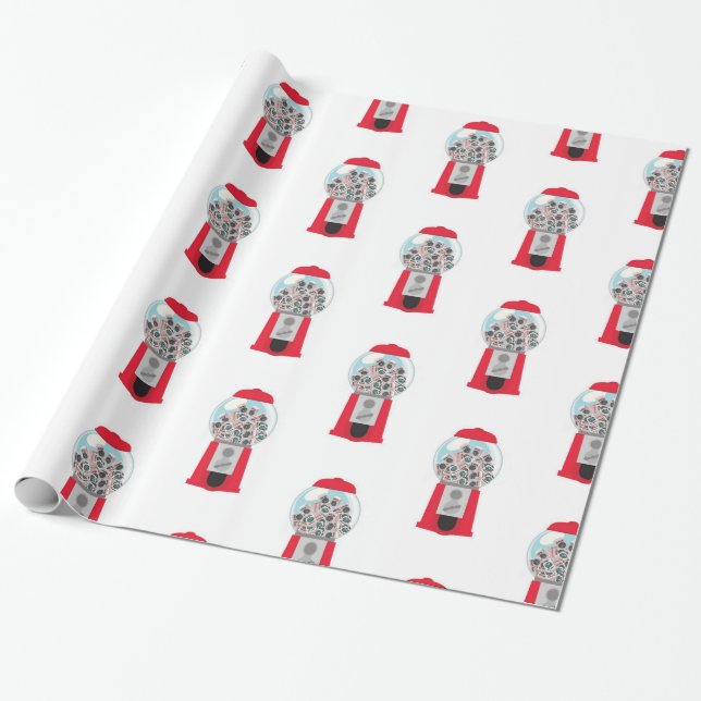 Mah Jongg Jokerball Machine Wrapping Paper (Unrolled)
