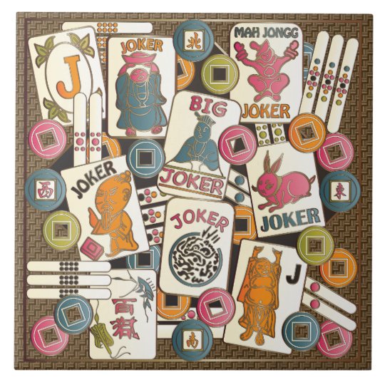 Mah Jongg Jokers Ceramic Tile | Zazzle.com