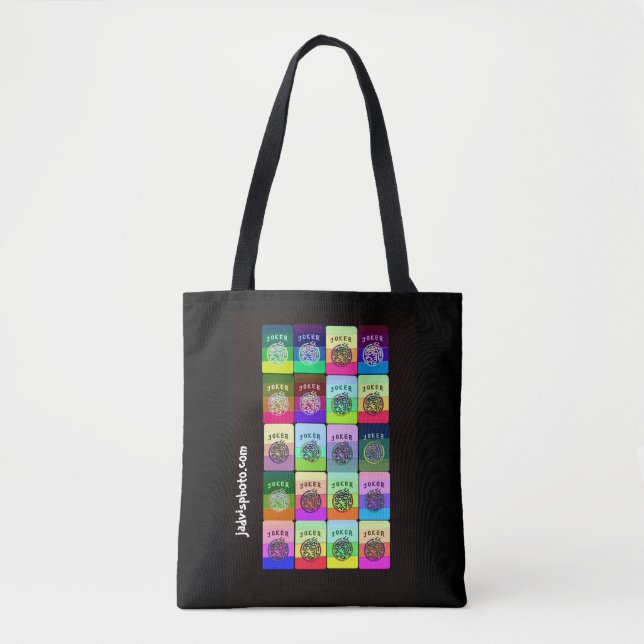 mah jongg jokers tote bags (Front)