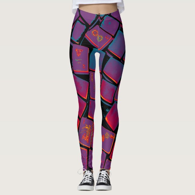 Mah Jongg Leggings (Front)