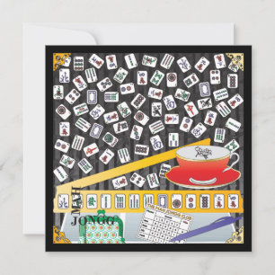 Mah Jongg Limerick Mahj Flat Card