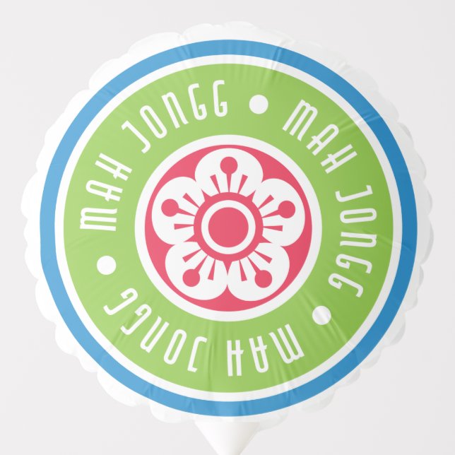 Mah Jongg Logo Balloon (Front)