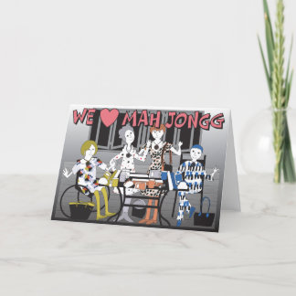 Mah Jongg Love Card