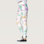 Mah Jongg MAHJ! leggings<br><div class="desc">Exclusive design by John Davis at www.jdavisphoto.com</div>