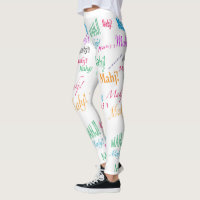 Mah Jongg MAHJ! leggings