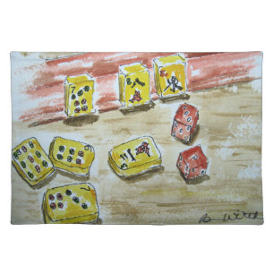 Mah Jongg (mahjong) Cloth Placemat