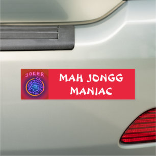 Mah Jongg Maniac Bumper Magnet