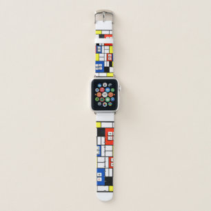 Mah jongg mondrian watch band