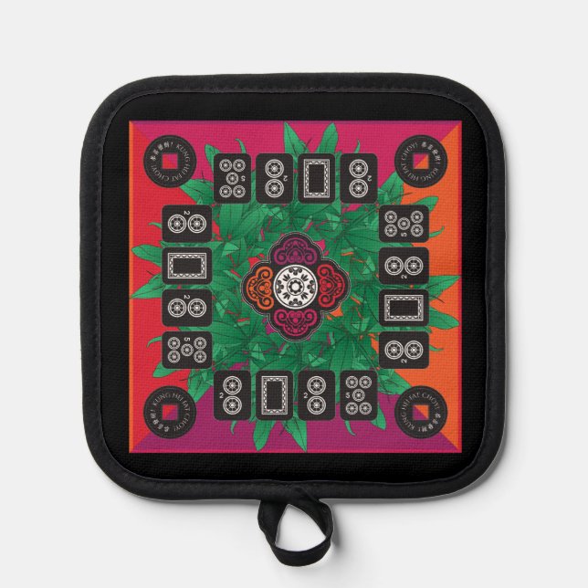 Mah Jongg Money Tree 2025 Pot Holder (Front)