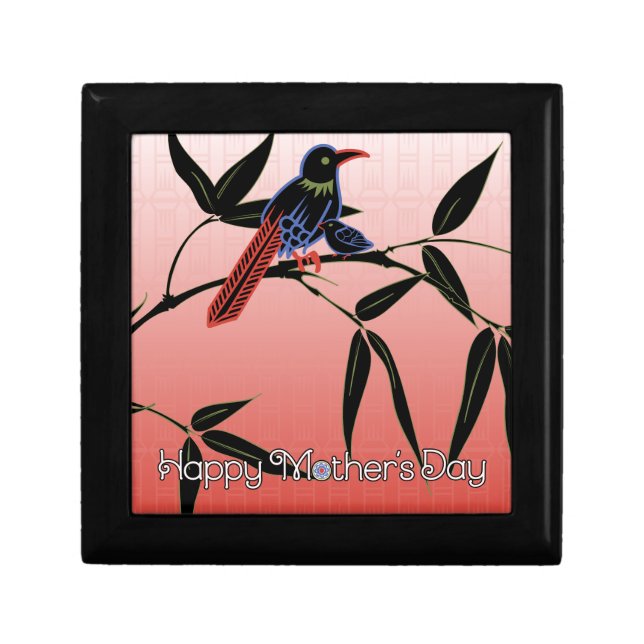 Mah Jongg Mother’s Day Bird Box (Front)