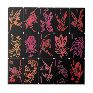 Mah Jongg One Bams Reds Tile