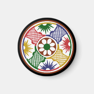 Mah Jongg One Circle Magnet