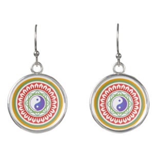 Mah Jongg One Dot 02 Earrings
