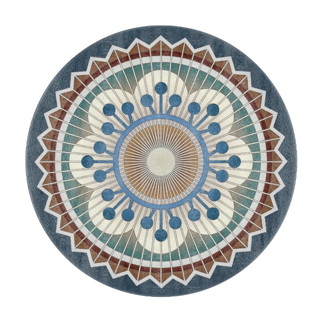 Mah Jongg One Dot Cutting Board (Front)