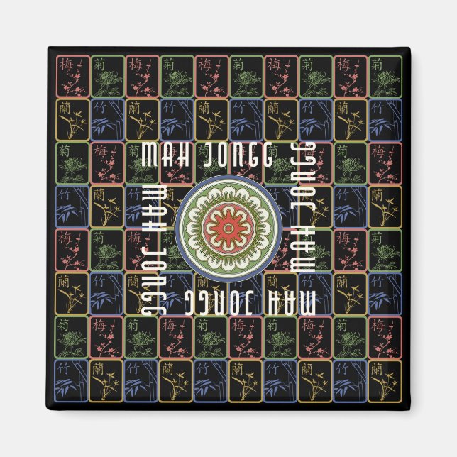 Mah Jongg One Dot Magnet (Front)