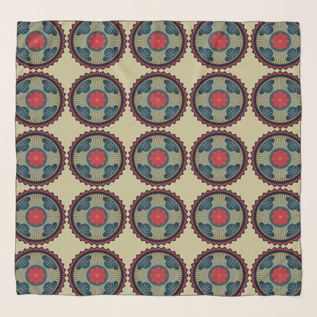 Mah Jongg One Dot Scarf (Front)
