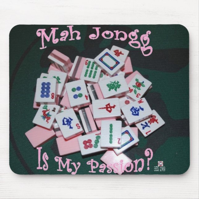 mah jongg passion -mousepad mouse pad (Front)